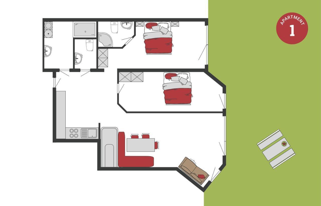 Peil Highend-Basic Apartments 圣坎迪朵 客房 照片