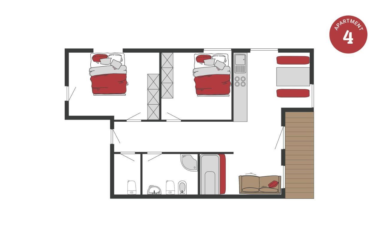 Peil Highend-Basic Apartments 圣坎迪朵 客房 照片