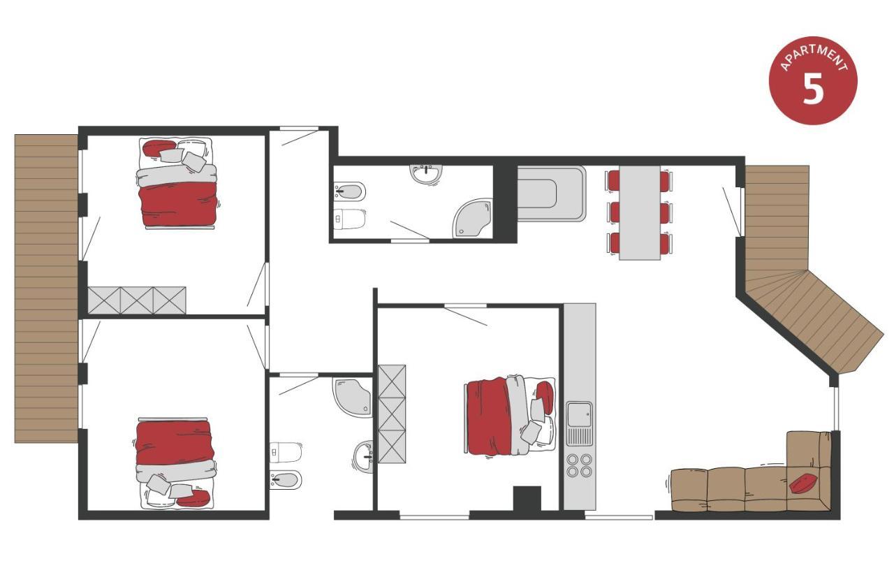 Peil Highend-Basic Apartments 圣坎迪朵 客房 照片